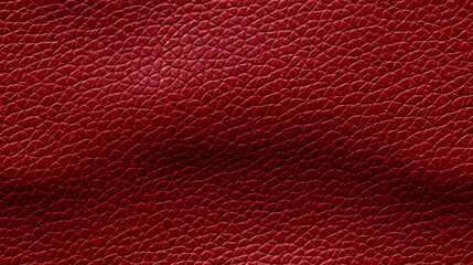 Fototapeta premium Red or brown leather texture, authentic genuine animal hide with clear surface structure. Seamless texture. 