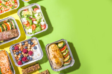 Healthy food delivery lunch boxes