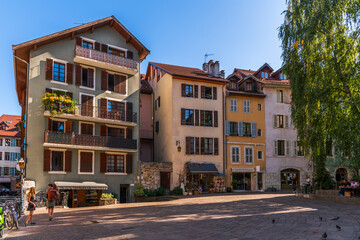 Passage of the cathedral, in Annecy, Haute-Savoie, France