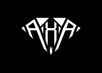 Modern letter A X A diamond shape logo And initial monogram A X A letter logo vector template