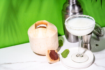 Coconut daiquiri cocktail
