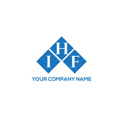 HIF letter logo design on white background. HIF creative initials letter logo concept. HIF letter design.
