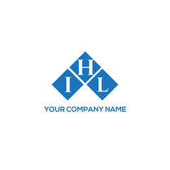 HIL letter logo design on white background. HIL creative initials letter logo concept. HIL letter design.
