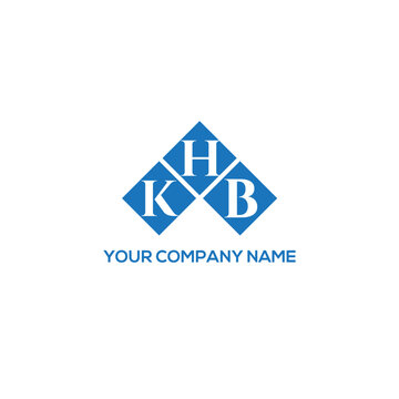 HKB letter logo design on white background. HKB creative initials letter logo concept. HKB letter design.
