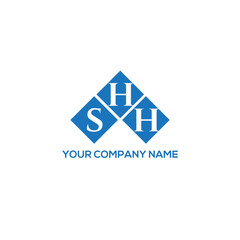 HSH letter logo design on white background. HSH creative initials letter logo concept. HSH letter design.
