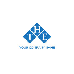HTE letter logo design on white background. HTE creative initials letter logo concept. HTE letter design.
