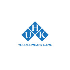 HUK letter logo design on white background. HUK creative initials letter logo concept. HUK letter design.
 - obrazy, fototapety, plakaty