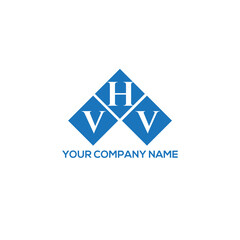 Naklejka premium HVV letter logo design on white background. HVV creative initials letter logo concept. HVV letter design. 