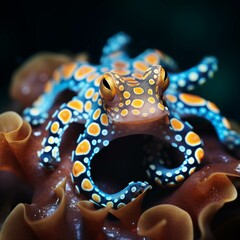 octopus on coral