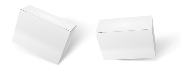 3D Flying White Box Blank Packaging Box