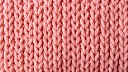 Peach fuzz color knitted texture. Knitwear handmade. Abstract, background - obrazy, fototapety, plakaty