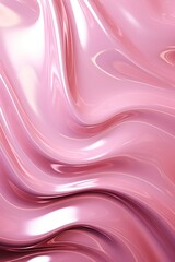 Glossy pink metal fluid glossy chrome mirror water effect background backdrop texture