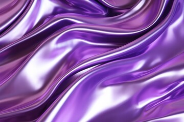 Glossy violet metal fluid glossy chrome mirror water effect background backdrop texture