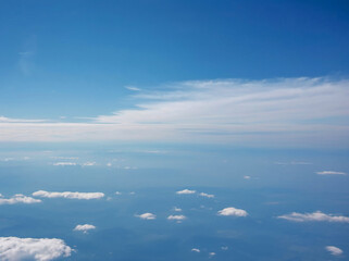 blue sky with clouds