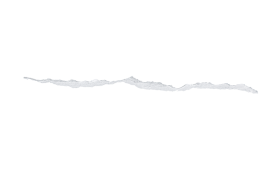 Realistic Torn Paper Edges. Ripped pieces of white paper strips. Isolated Objects For Graphic Design.