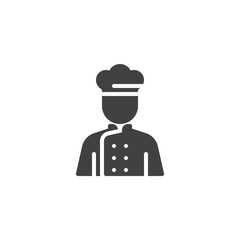 Restaurant chef vector icon
