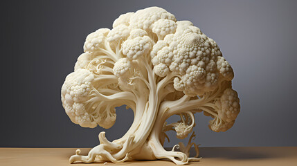 Minimalist Elegance: Textured Cauliflower