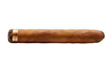Tobacco Cigar Isolated On Transparent Background - obrazy, fototapety, plakaty