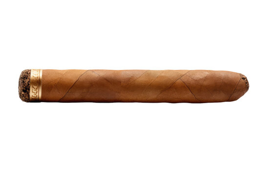Tobacco Cigar Isolated On Transparent Background