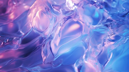 Fototapeta na wymiar Ice and liquid background in neon colors