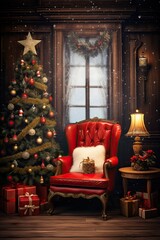 realistic photoshoot include Christmas vibe, and some empty place for adding logo and text --ar 2:3 --v 5.2 Job ID: 2f7e0c0c-00f3-467c-9bed-c8c94b35e652