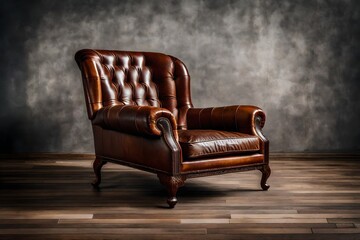 leather armchair