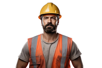 Construction Expert Isolated On Transparent Background