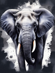 elephant painting artwork