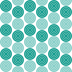 Green shade circle pattern. Circle vector seamless pattern. Decorative element, wrapping paper, wall tiles, floor tiles, bathroom tiles.