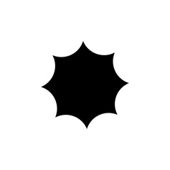 Sunburst icons vector. Starburst badges symbol. Price sticker illustration sign. Design elements for promo, adds and offers. 