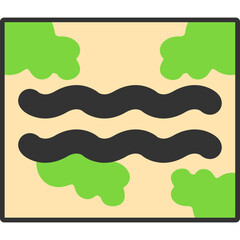 Jet stream Icon