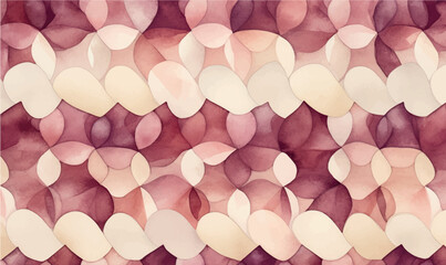 Watercolor abstract pink and white background, marsala, linen, terracotta colors - obrazy, fototapety, plakaty
