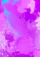 Abstract brush painting