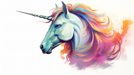 Obraz na płótnie Canvas Unicorn Illustration