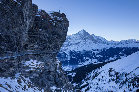 Eiger mountain & Grindelwald First, Grindelwald, Jungfrau Region, Berner Oberland, Switzerland