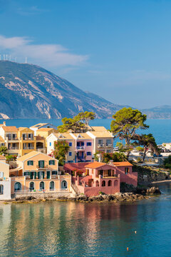 Venetian architecture in Assos, Kefalonia, Ionian Islands, Greece.