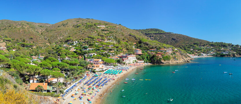 Morcone Beach, Golfo Stella, Elba Island, Livorno District, Tuscany, Italy