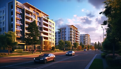 Obraz premium Real Estate Development, Develop residential and commercial properties