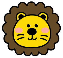 lion,animals,zoology,fauna,wildlife,face,zoo,safari,baby animal,wild life,animal,wild animals,jungle,icon,fowl symbol,kids animal