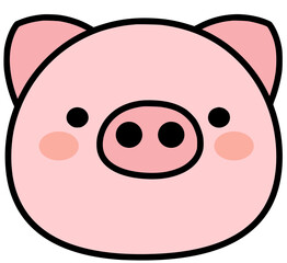 pig,pork,animal,animals,zoo,animal kingdom,farming and gardening,face,safari,baby animal,wild life,wild animals,jungle,icon,fowl symbol,kids animal
