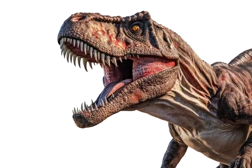 Gordijnen Tyrannosaurus rex Isolated On Transparent Background © Cool Free Games