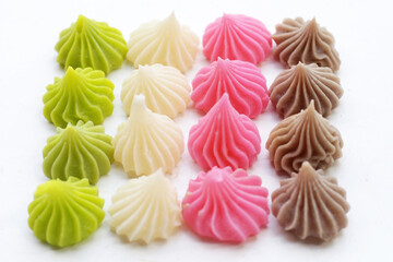 Allure, Colorful Thai sweet dessert