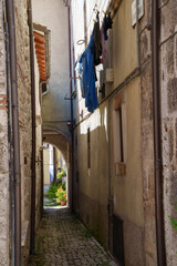 Fototapeta na wymiar Pescasseroli, historic town in the Abruzzo National Park