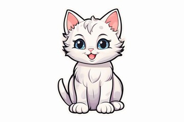 Obraz premium Happy Kitten (JPG 300Dpi 10800x7200)