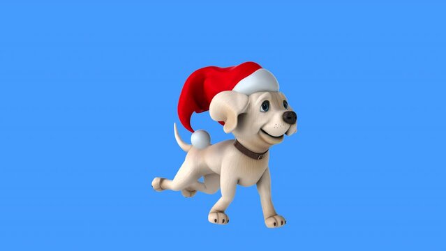 Fun 3D cartoon dog (with alpha channel included)