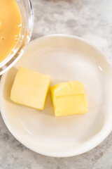 Homemade candy cane fudge