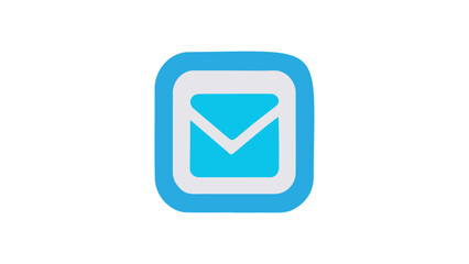 message blue icon, messages, message notification, blue, message illustration, vector