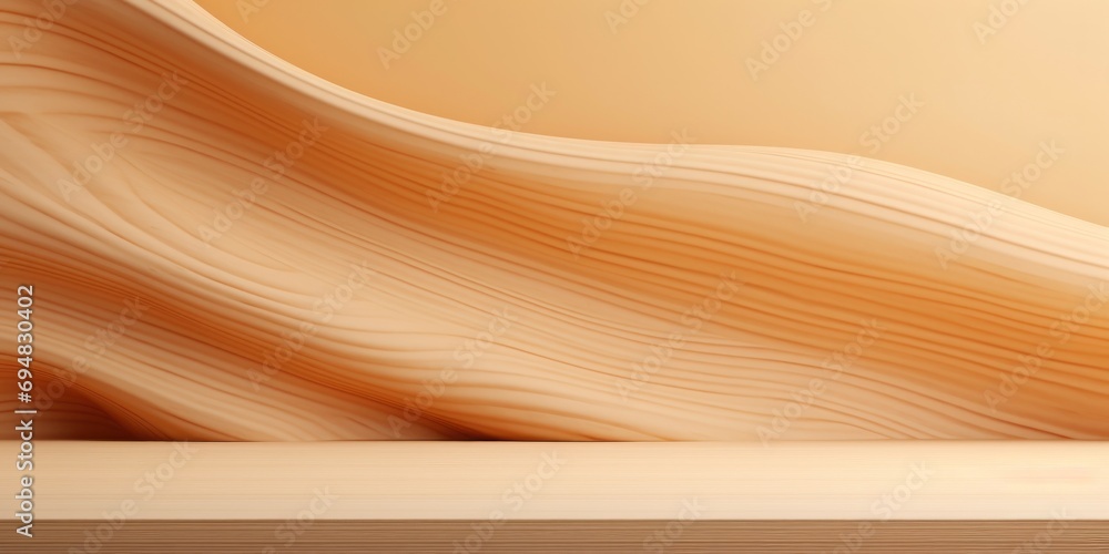 Poster abstract wood texture with a wave design, creating a textured and stylish background for various con