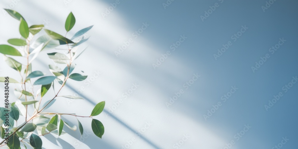 Poster spring design featuring leaves and foliage, blending nature with a touch of artistic texture.