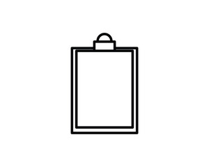 Document clipboard icon vector symbol design illustration